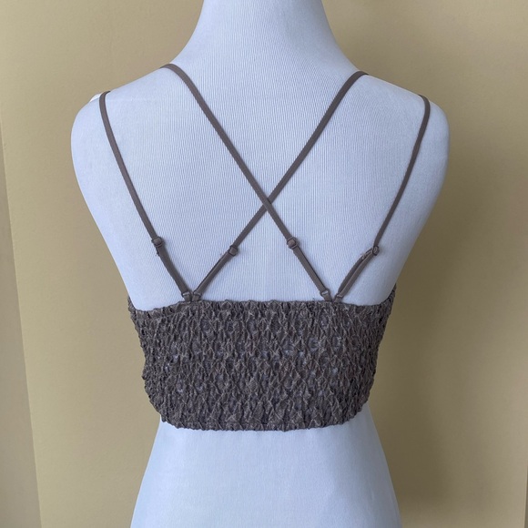 WISHLIST Lace Bralette in Taupe - Picture 2 of 6